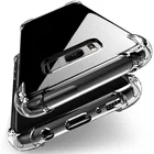 Противоударный силиконовый прозрачный чехол для телефона Samsung A52, A51, A50, S10 Plus, S8, S9, S20, S21 Plus, Ultra, A71, A70, A21S, A31, мягкий чехол