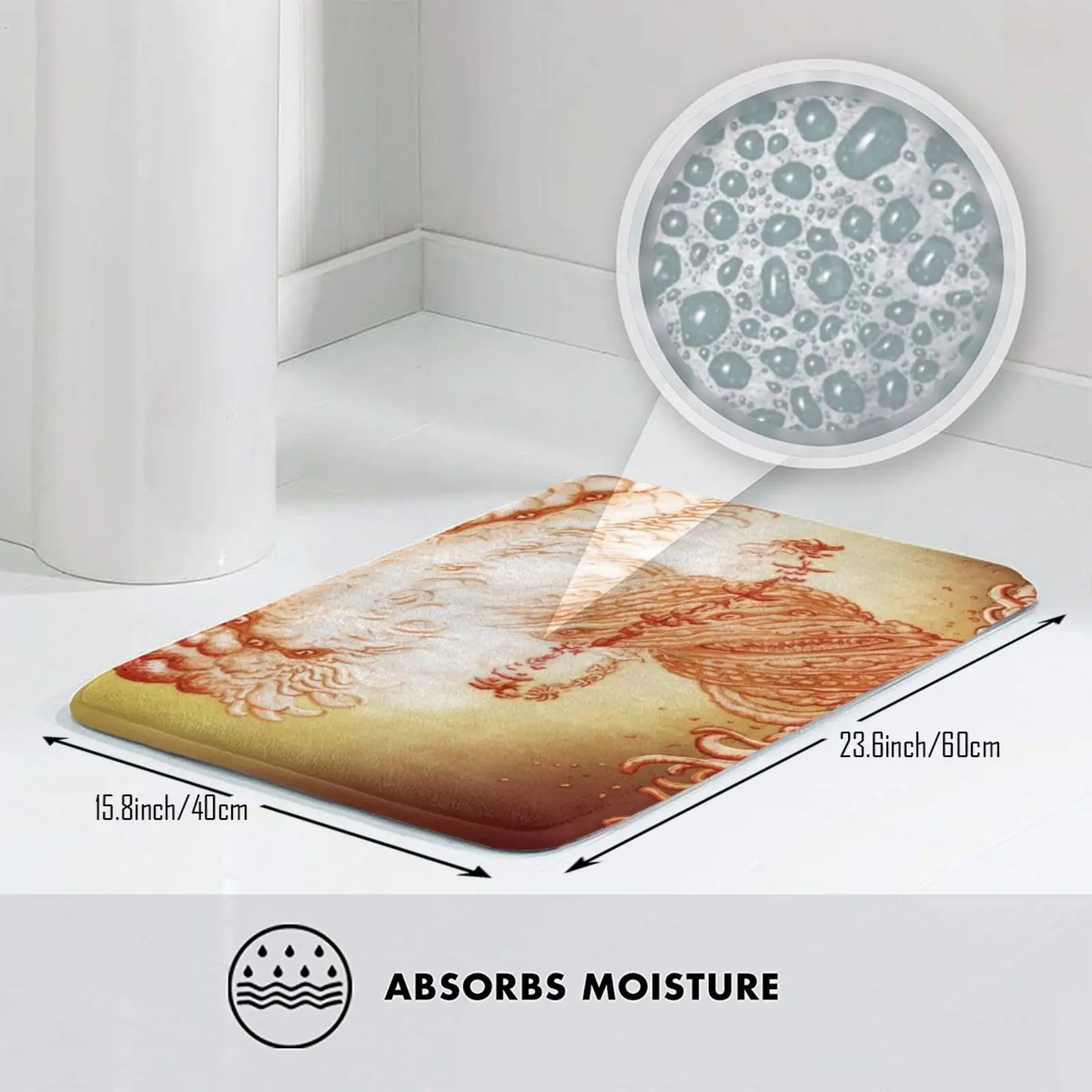 Горячая вспышка входной двери коврик для ванной Манеки Неко счастливый кот