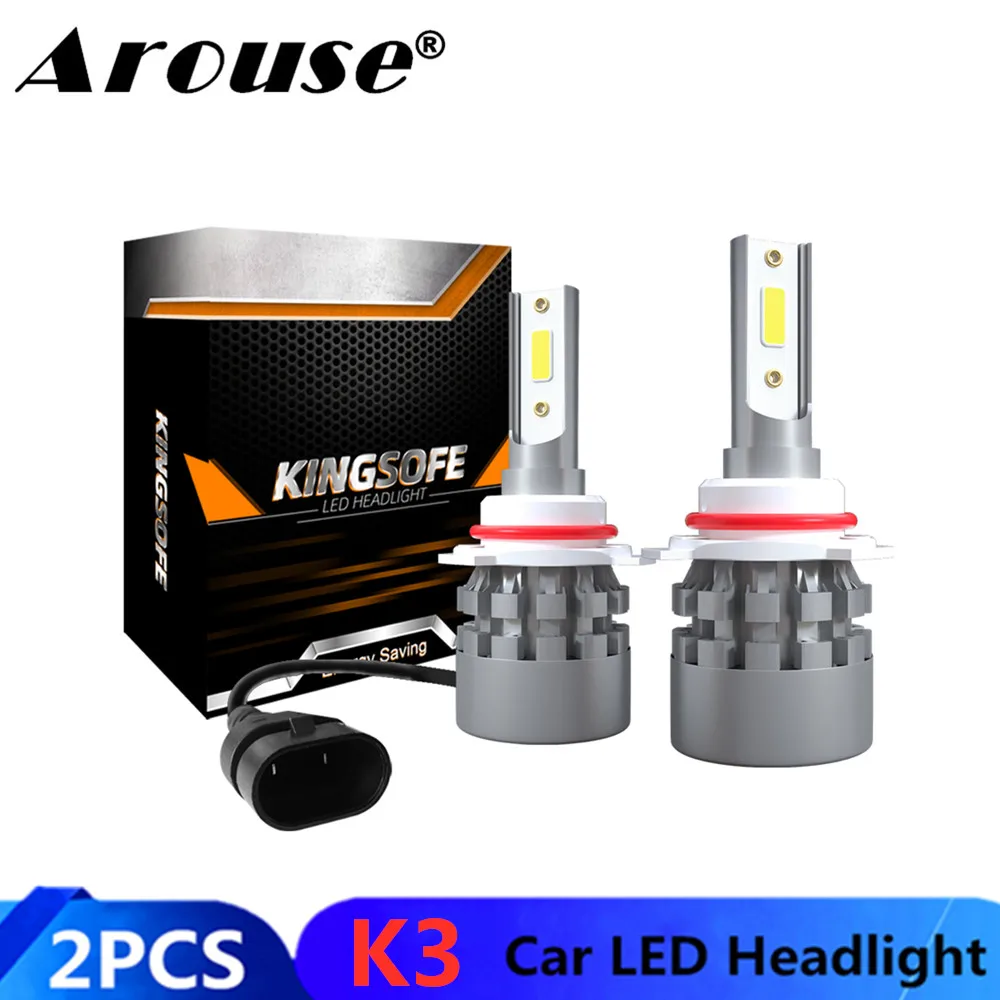 K3 9005/HB3 H11 H7 H1 Автомобильный светодиодный фары для H4 (Подол короче спереди и