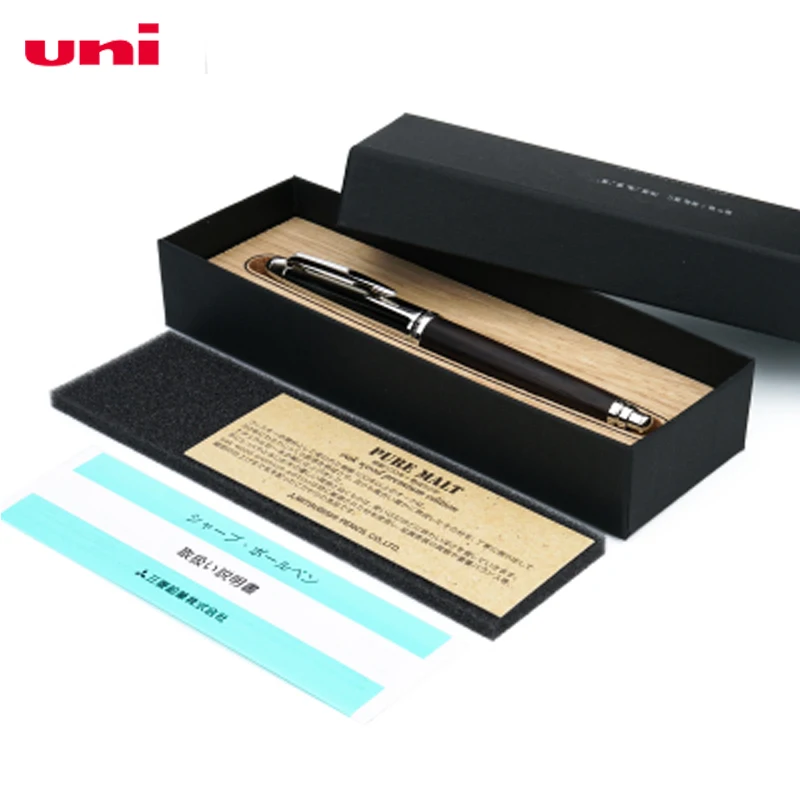 

UNI Mitsubishi M5-5015 centenary oak + металлическая Механическая Подарочная коробка для карандашей с металлической крышкой 0,5 мм