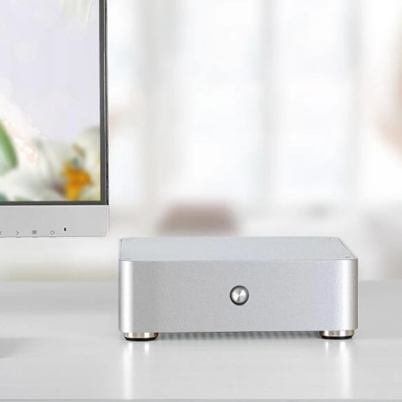 H60 шасси для HTPC компьютерный чехол Mini ITx o горизонтальный алюминиевый сплав