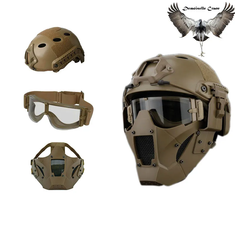 FX многофункциональная тактическая маска с металлической сеткой быстрым шлемом и