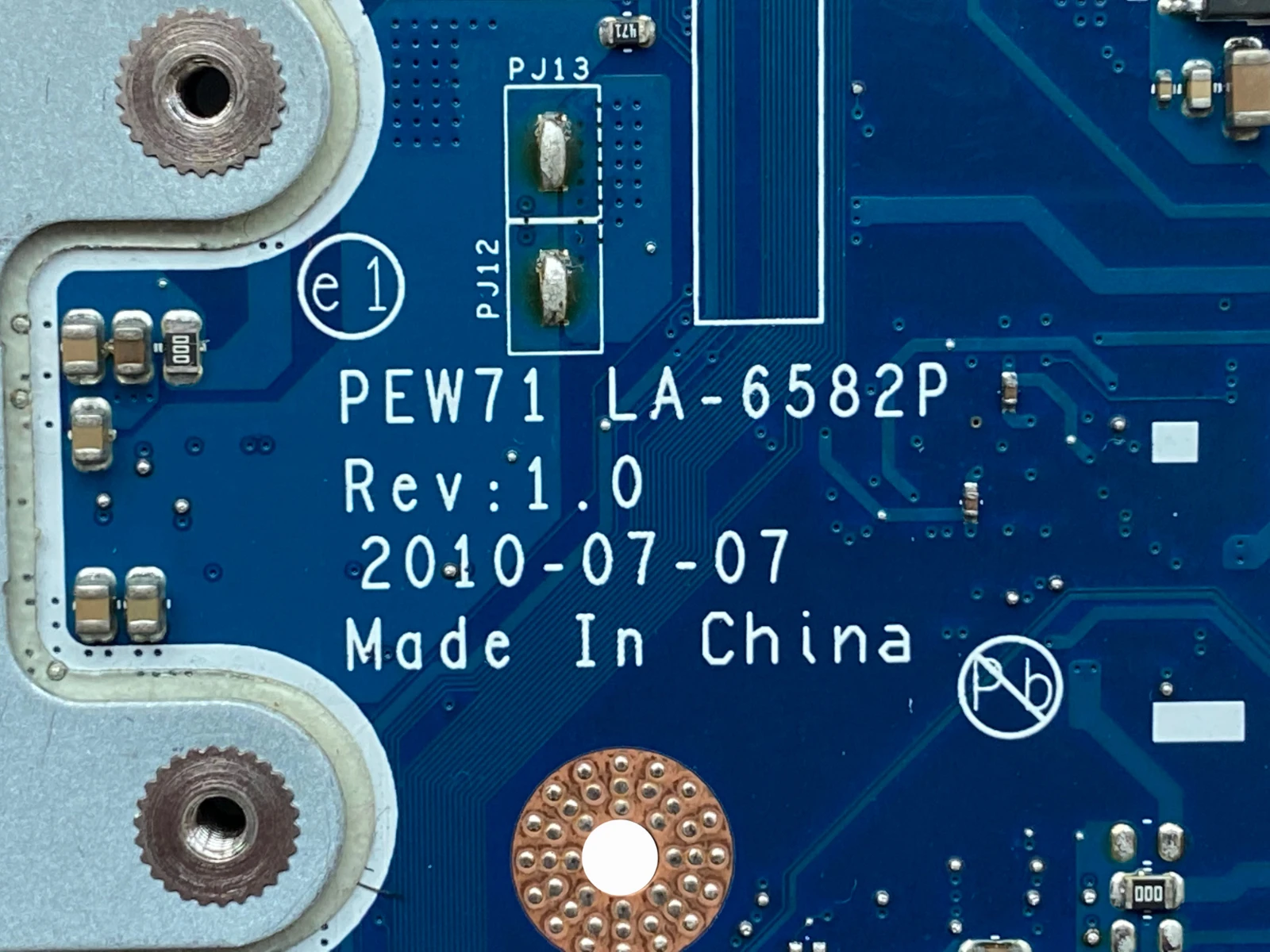 Высокое качество MBRJW02001 для ноутбука ACER Aspire 5742 5733 Материнская плата PEW71 LA 6582P HM55 SLGZS