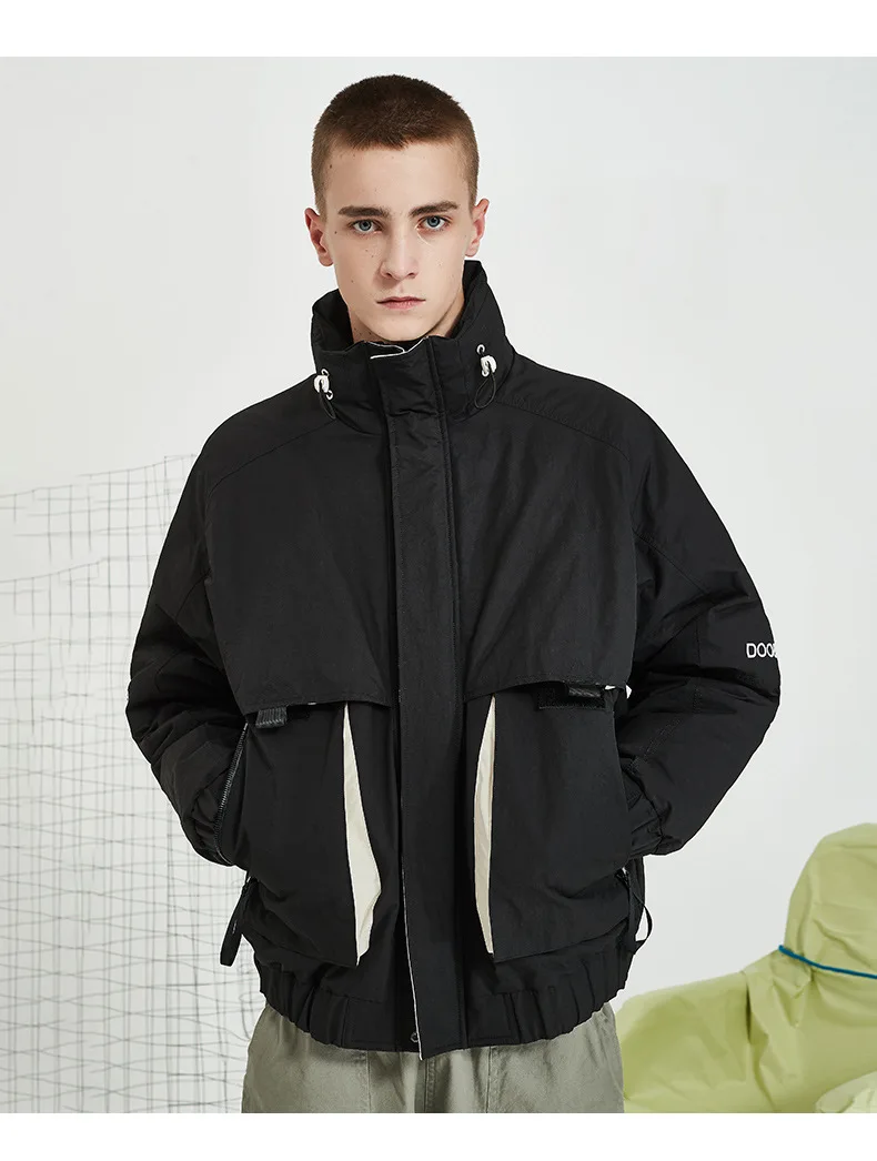 

X6074 - New fashionable men's down jacket in winter leisure outdoor thickened couple loose coat