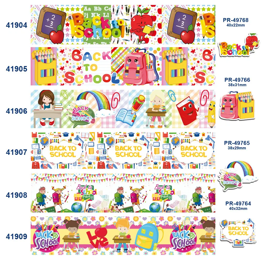 Бесплатная доставка 2020 Новое поступление 50 ярдов мультяшный принт grosgrain ribbons41904 |