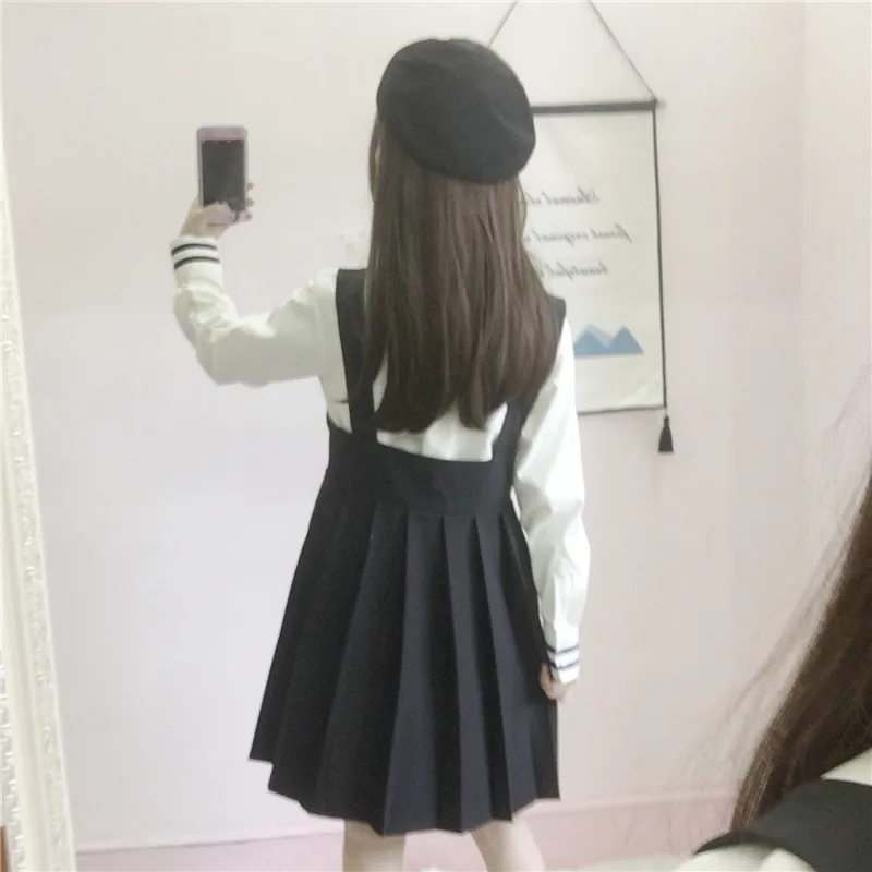 Униформа японского колледжа JK рубашка с длинными рукавами костюм двойка женская