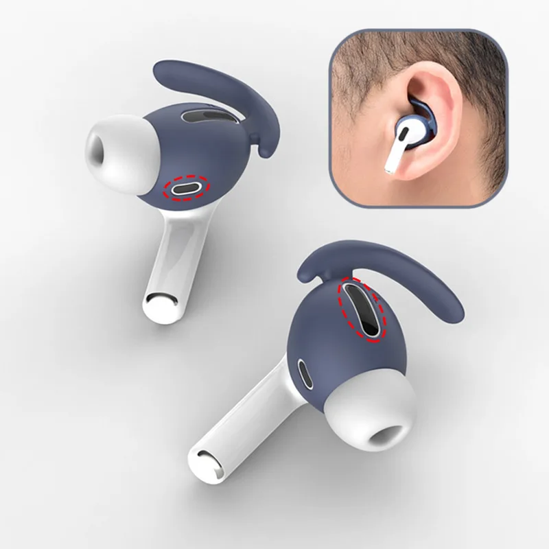 Силиконовый чехол для наушников Airpods Pro с крючком Apple Bluetooth аксессуары |