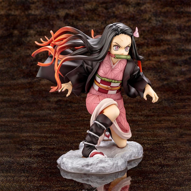 Демон убийца аниме Рисунок камадо Tanjirou Nezuko Kimetsu без Yaiba ПВХ экшн статуэтки