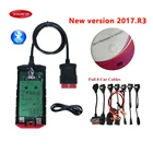 Новинка 2021, VCI 2017R3 генератор ключей VD DS150E Cdp Bluetooth USB для автомобилягрузовика, диагностические инструменты для ремонта автомобиля, светодиодный 3 в 1 Obd2 сканер