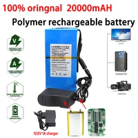 new 12v lithium battery polymer 20000mah solar led lamp motor monitoring outdoor standby rechargeable battery
