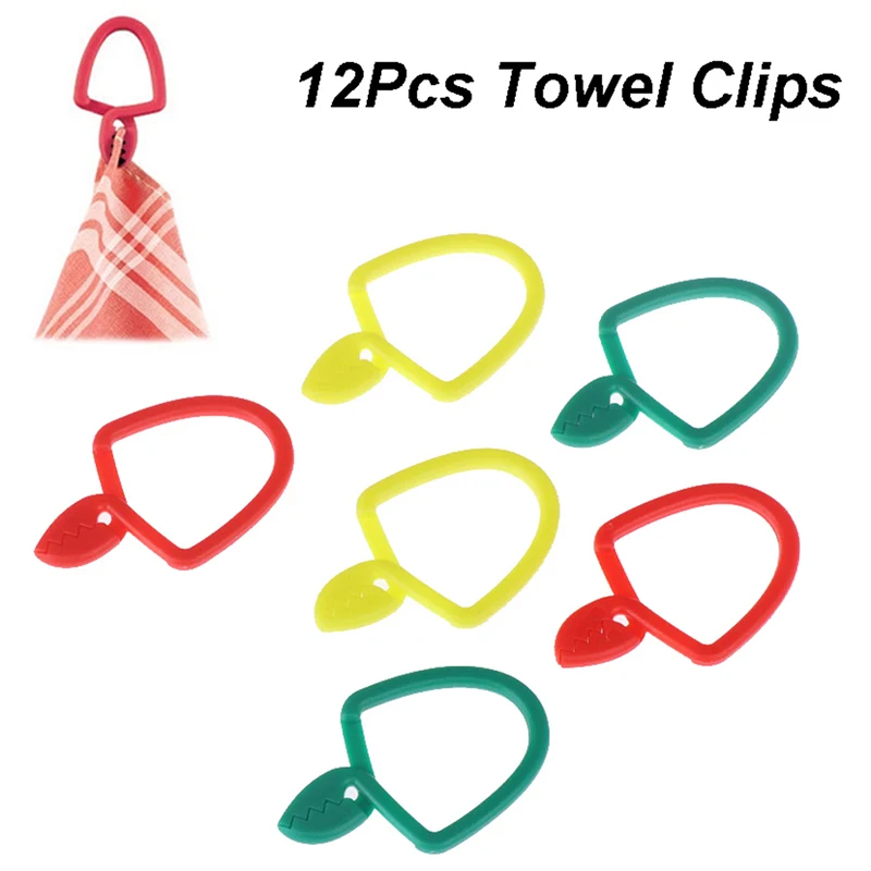 12 шт. подвешенные пластиковые зажимы для полотенец носки стирки 3x4 5x0 32