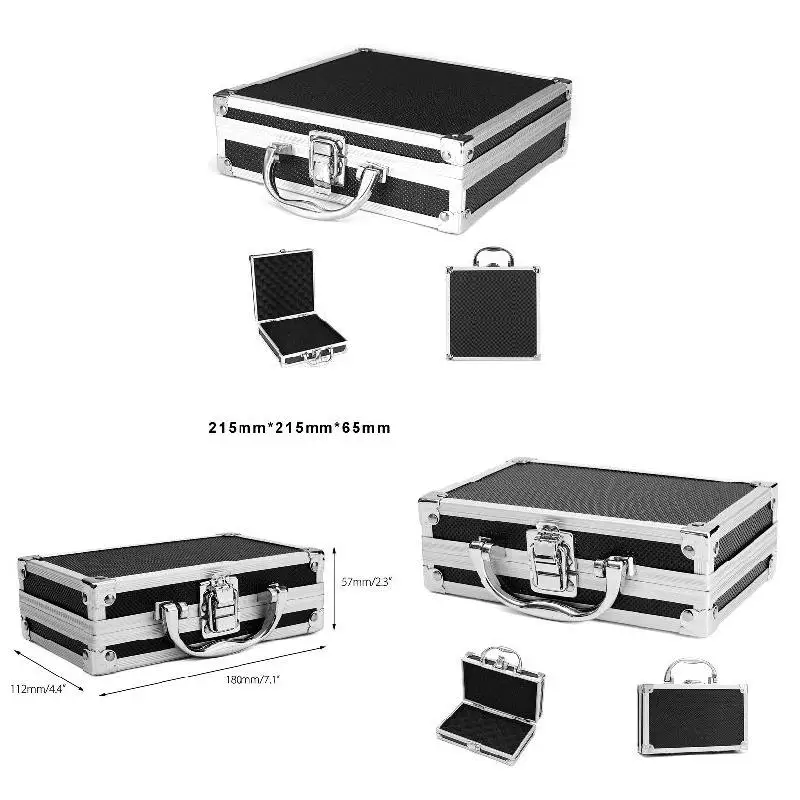 Портативный ящик для инструментов портативный алюминиевый футляр переноски