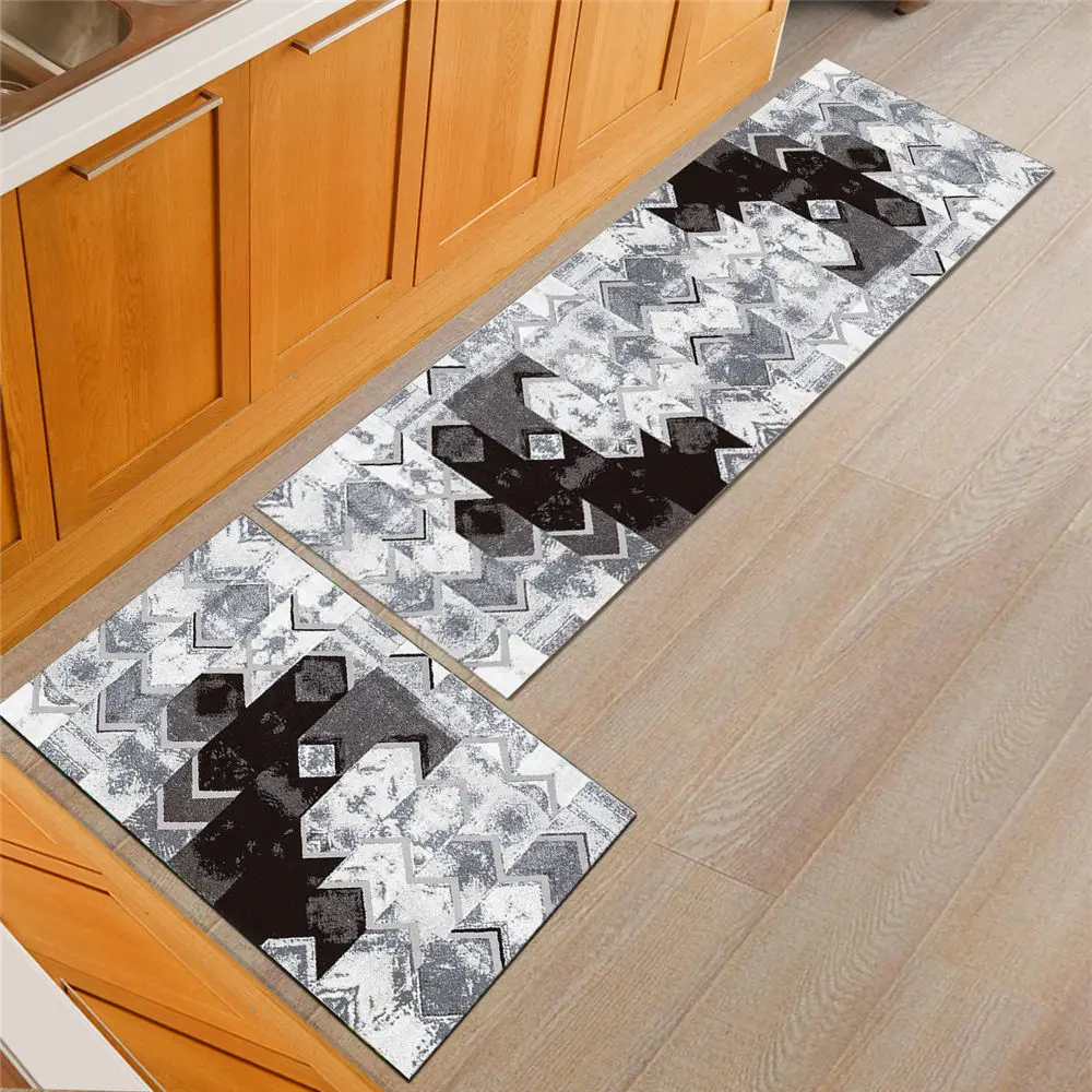 Современный домашний текстиль геометрический Коврик для дверей нескользящий