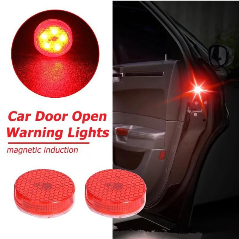 2 шт. 5 светодиодов автомобиля открывания двери Предупреждение лампы вспышки