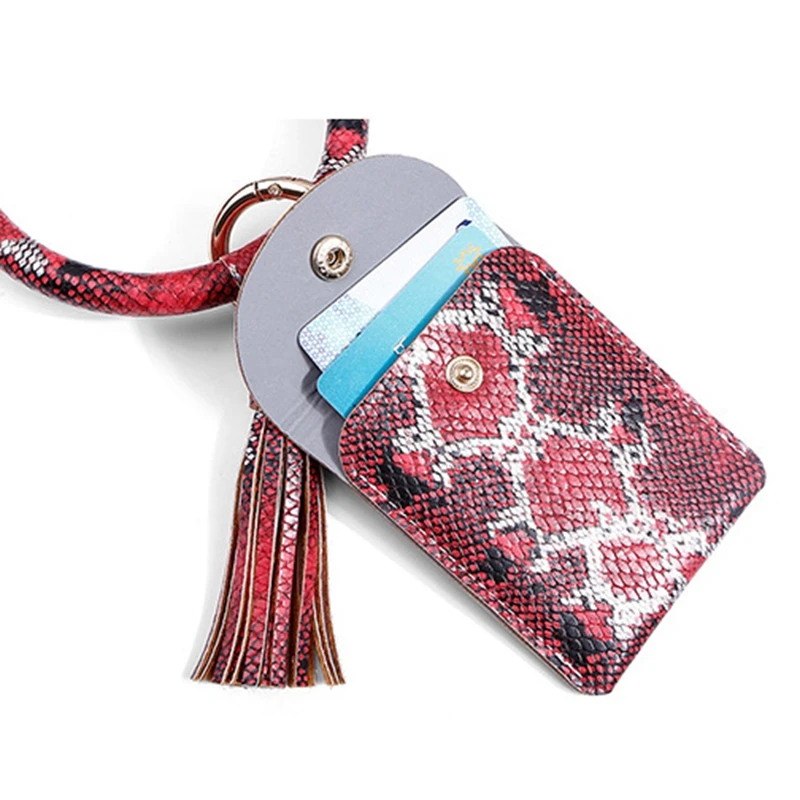 Цепочка с подвеской из искусственной кожи под змеиную кожу | Багаж и сумки