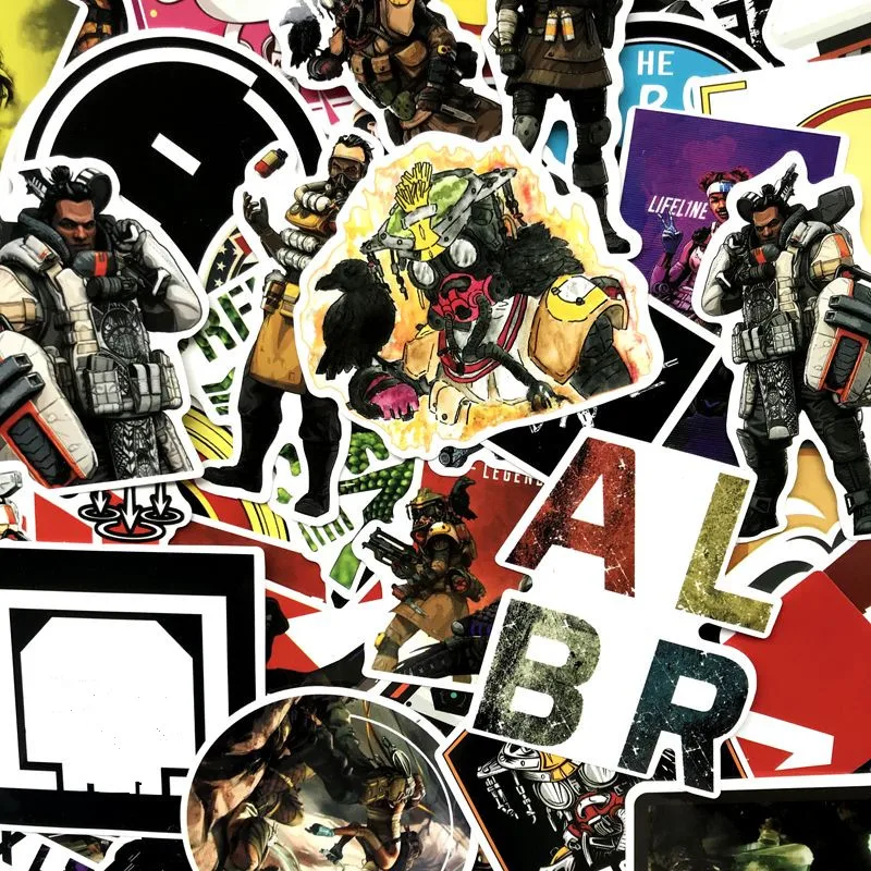 TD ZW 68 шт./лот наклейки Apex Legends для сноуборда ноутбука багажа автомобиля