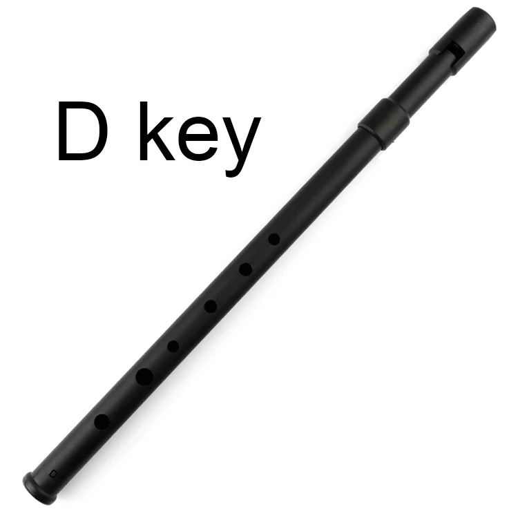 D Черная ABS пластиковая флейта C D Key Tinwhistle Ireland музыкальный инструмент электрическая настройка ирландская флейта - Цвет: D