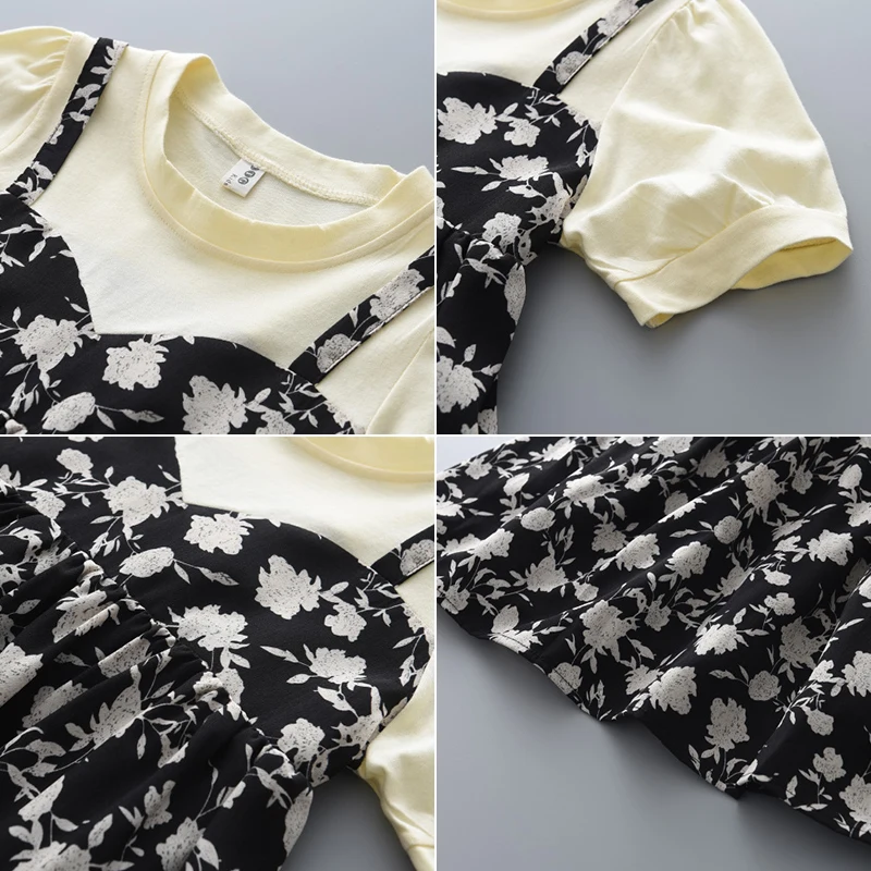 

X2101 large floral knitted skirt