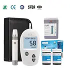 Глюкометр Sannuo Sinocare с 50 тест-полосками для определения уровня сахара в крови