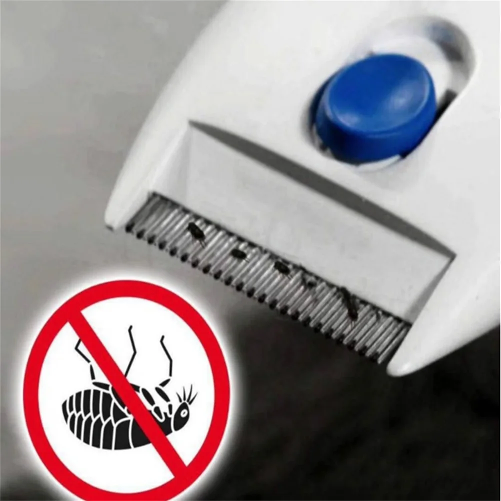 Расческа для чистки питомцев от блох электрическая щетка собак инструмент