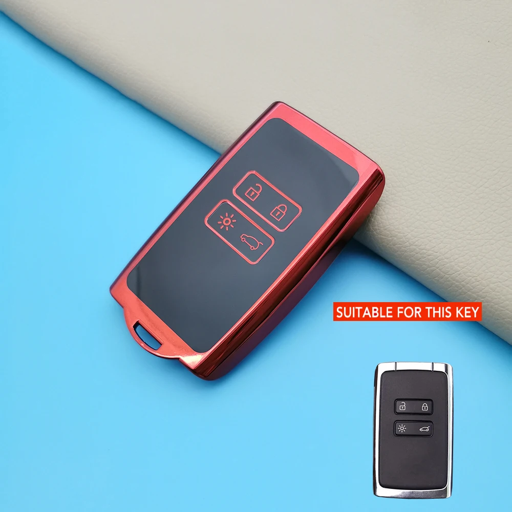 Чехол для автомобильного ключа Renault Talisman Cap149 Space Clio Megane Koleos Scenic 4 - купить по