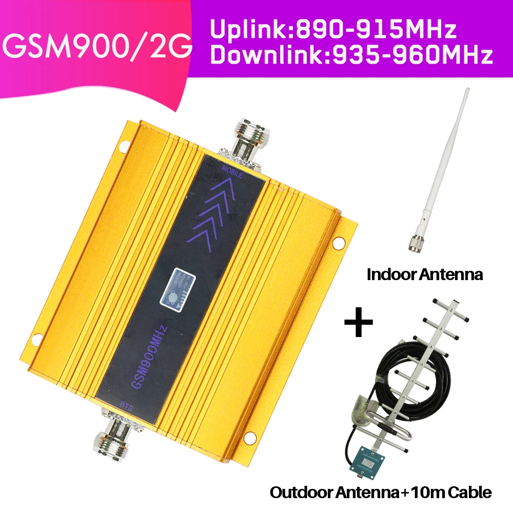 ZQTMAX 2g gsm усилитель мобильного сигнала GSM900 сотового с 13dbi yagi антенной + кабелем|cell