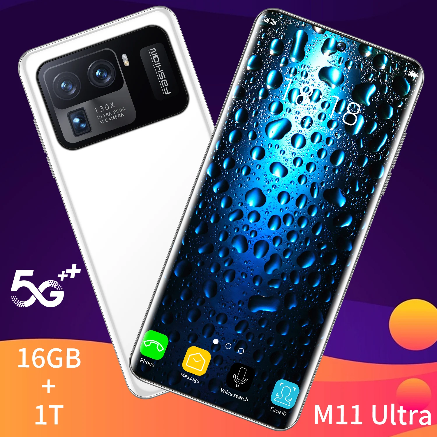 global version m11 ultra 7 3 inch 16gb512gb 5g network fingerprint id 6800mah smart phone 4864mp dual simmicro sd cellphones free global shipping