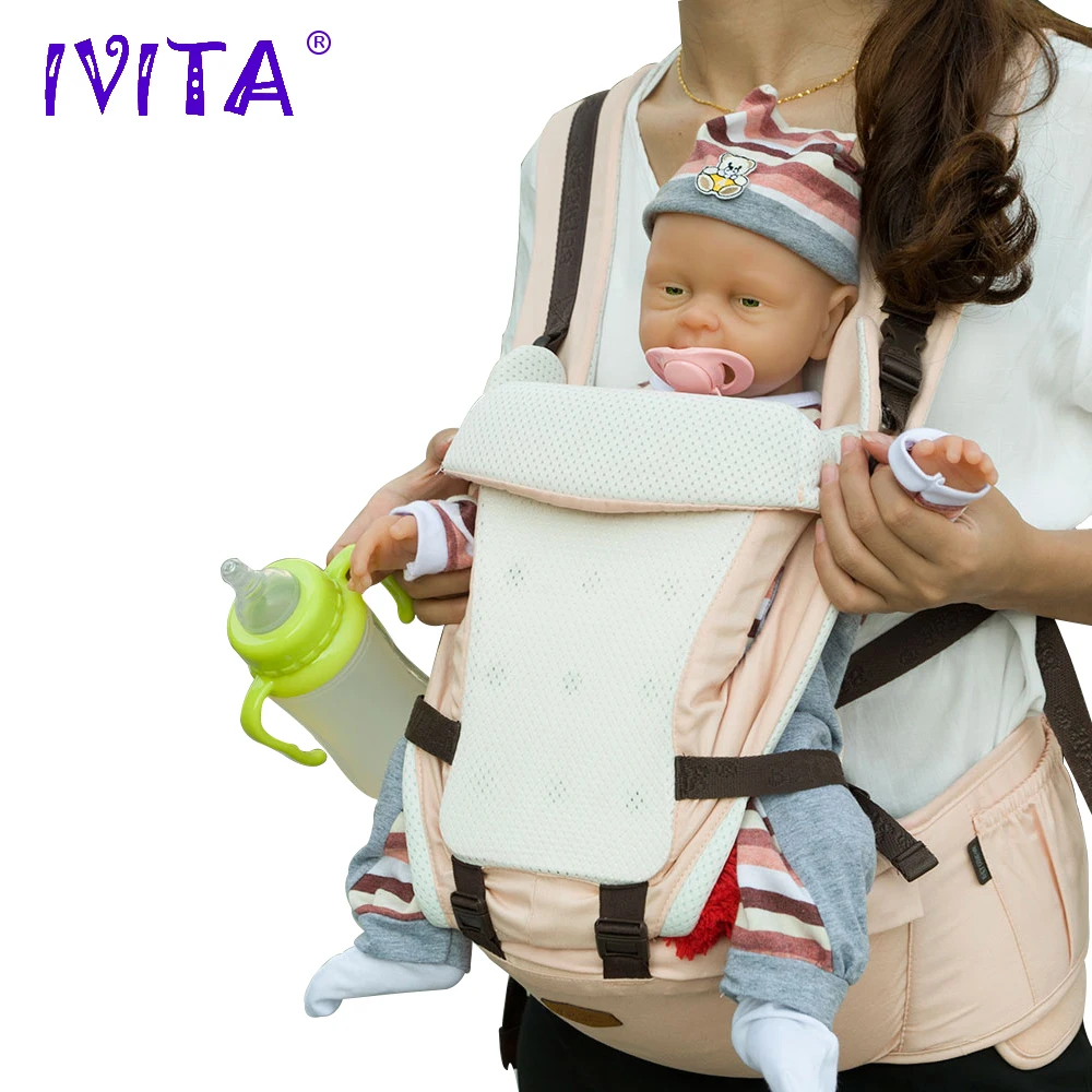 [Доставка от US & CN] IVITA WG1502 силиконовая кукла для новорожденной девочки