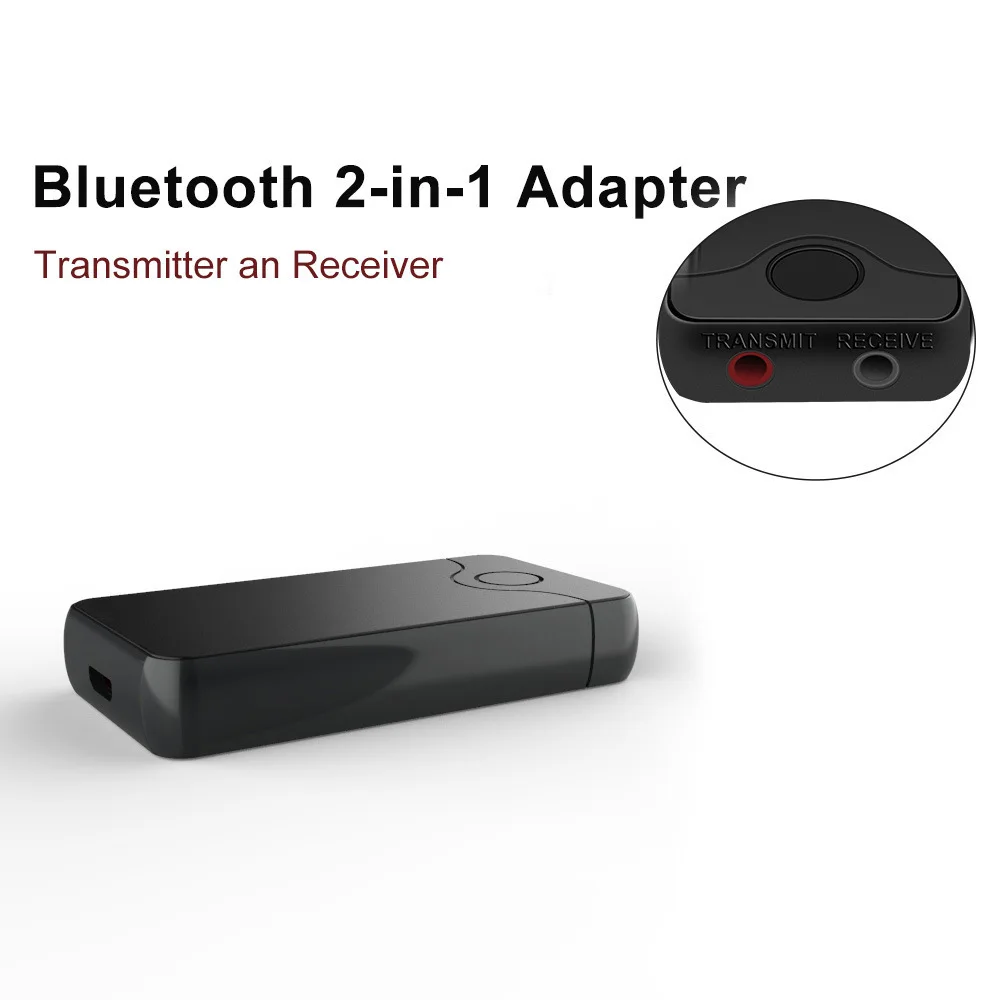 

Bluetooth 4.0 Audio Receiver Transmitter Two In One 3.5 Computer TV Speaker One Drag One Transmission Adapter