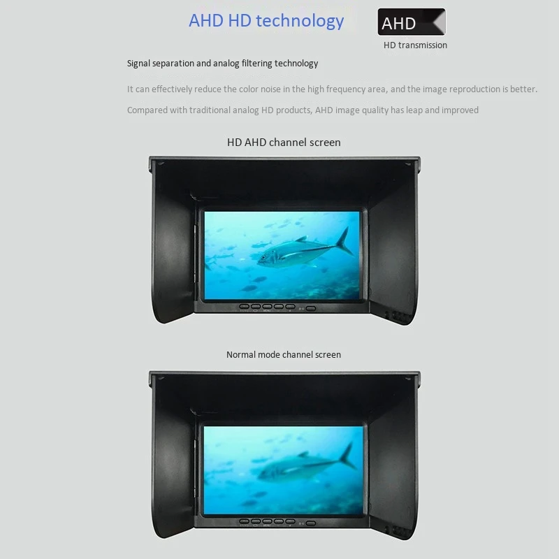 Comprar Cámara De Pesca Submarina De 7 Pulgadas, Buscador Visual De Peces Bajo El Agua, HD, Para Lago, Hielo, Barco, Kayak, Pesca