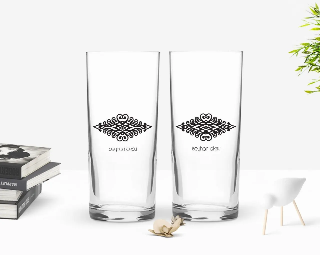 

Персонализированные Цветные принты имеет двойную Arrack чашки Seti-111