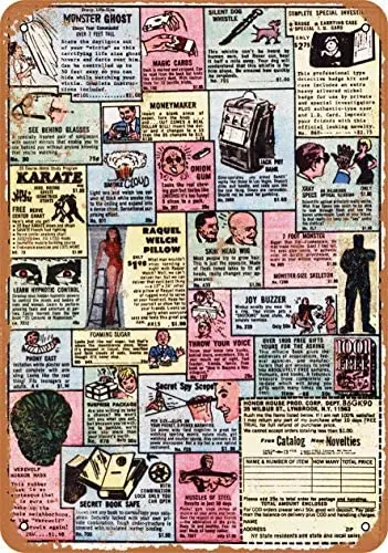 

8 x 12 inches Metal Vintage Funny Tin Sign 1972 Comic Books Novelties
