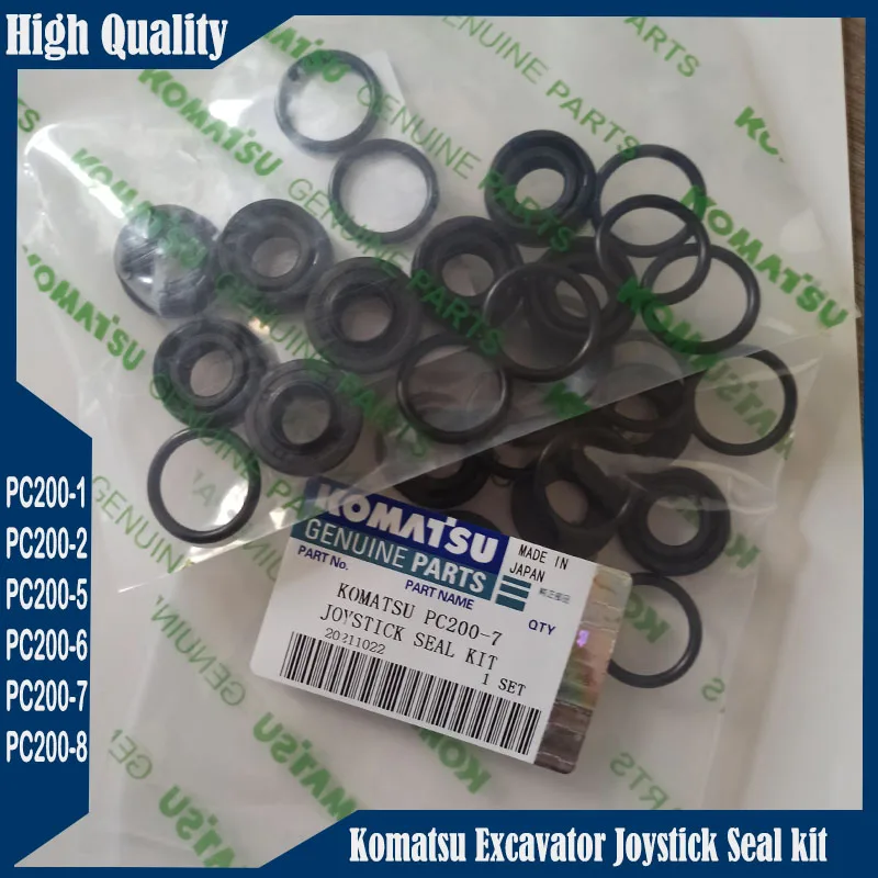 

Preferential Price 10 PCS Joystick Seal Kit for Komatsu Excavator PC200-1/2/3/5/6/7/8 PC210-5/6 PC220-1/2/3/5 Pilot Valve Seal