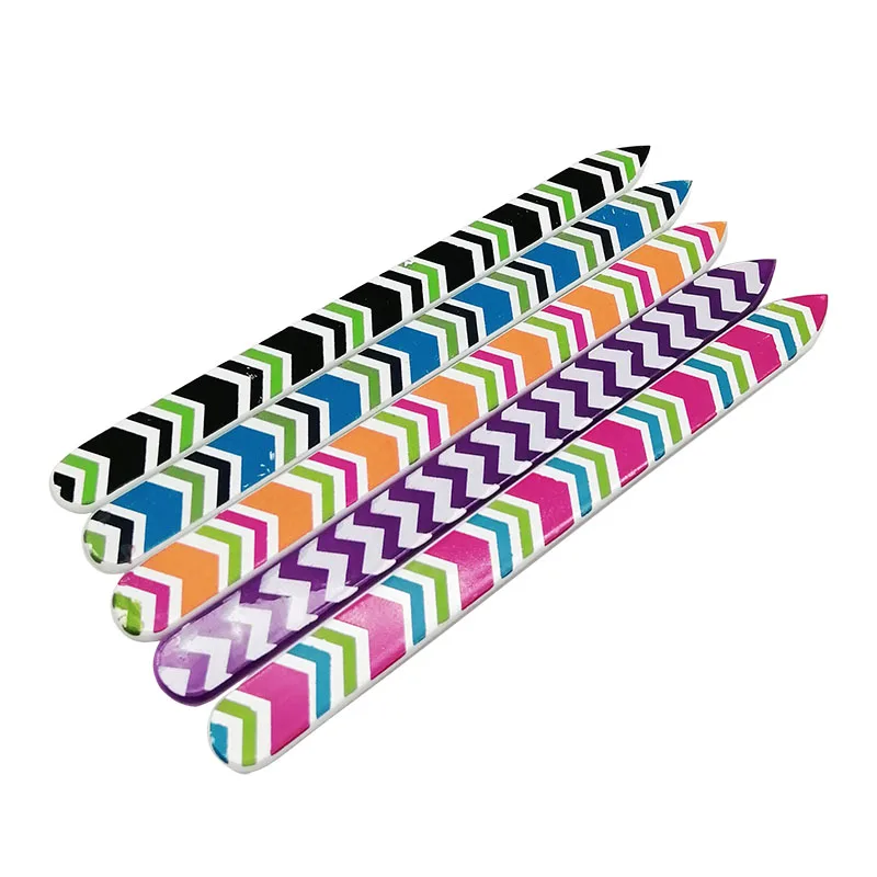 10 шт. стеклянные пилочки для ногтей с одной стороны долговечные и прочные