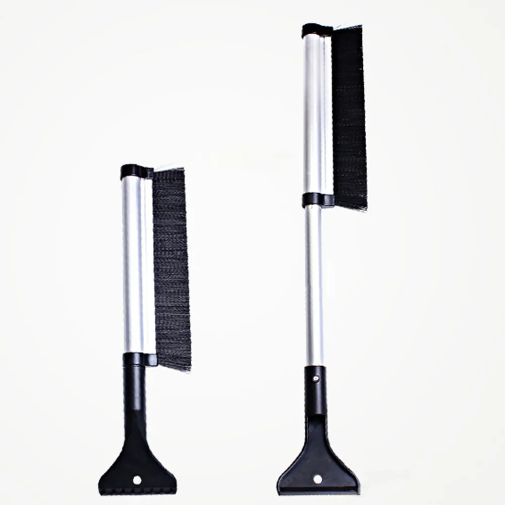 

ABS Sliver Car Ice Scraper Snow Shovel Extendable Snow Removal Brush Car Cleaning Brush 42.2×8.5×3cm Snow Removal Shovel