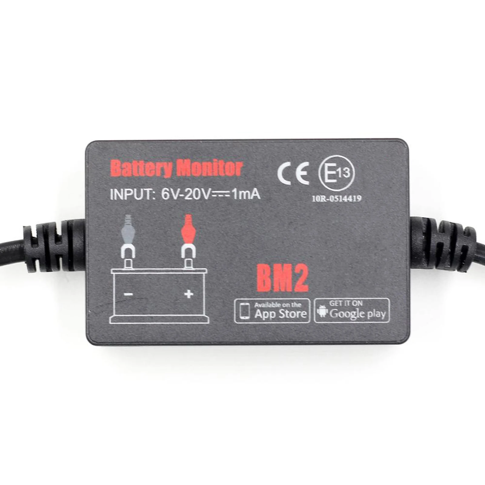 

BT4.0 6~20V Input Voltage Battery Monitor Automobile Battery Monitor Diagnostic Tools Connect phone APP for 12 V Vehicle Battery