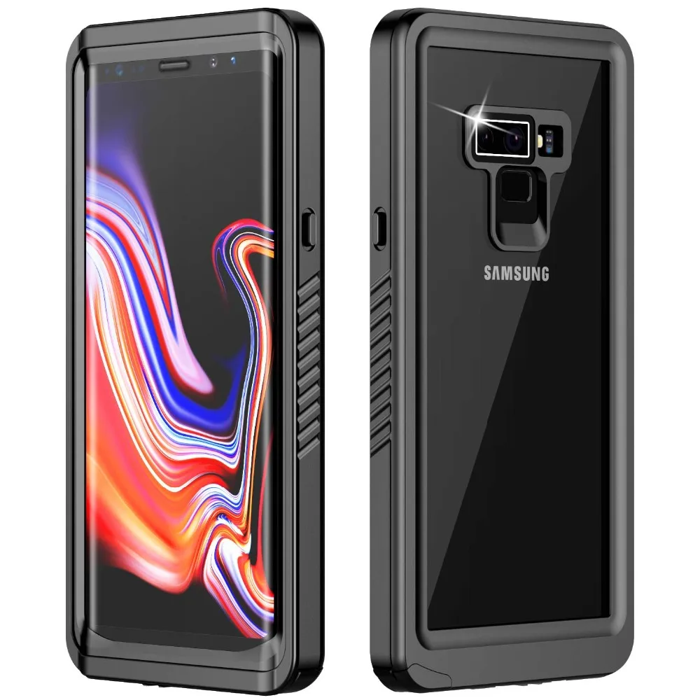 Для samsung Galaxy Note9 водонепроницаемый ударопрочный защитный чехол для всего тела со встроенным защитным экраном водонепроницаемый чехол