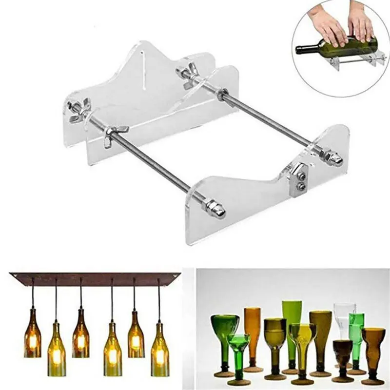 

Professional Glass Cups Bottles Cutting Machine CutterTools DIY Handwork Sculpture Tools Champagne And Jars Home Decroations New