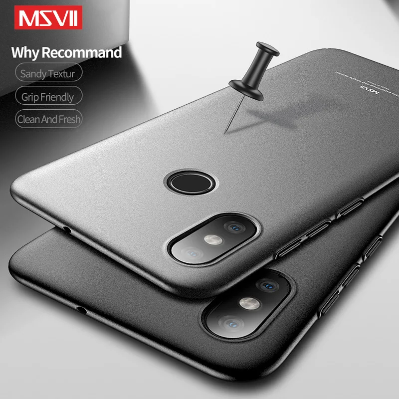 Чехол для Mi Max 3 тонкий матовый чехол Msvii Xiaomi 2 Жесткий Max3 Max2 чехлы телефонов |