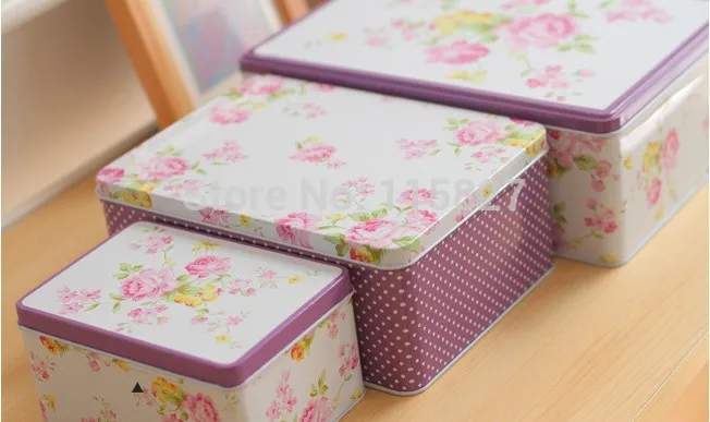 Бесплатная доставка! 2014 новый цветочный дизайн Jumbo металлический оловянный чехол