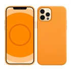 Официальный кожаный чехол для iPhone 12 Pro Max, Магнитный Роскошный чехол 1:1 с анимацией и беспроводной зарядкой для iPhone 12 Pro, кожаный чехол