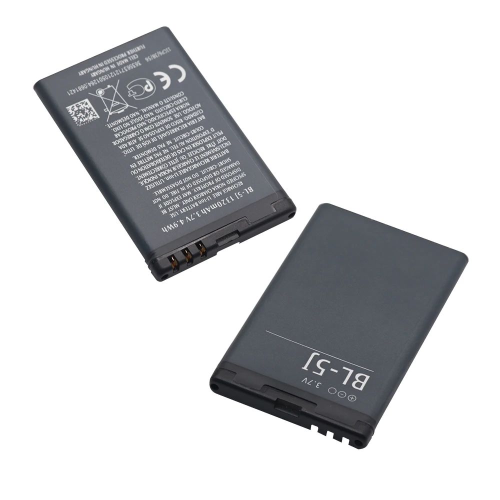 Новая батарея ABV BL-5J BL 5J для Nokia 228 Lumia 530 5800 XpressMusic 5230 C3 X1 X6 5233 N900 520 525 | Мобильные