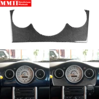 carbon fiber stickers for mini cooper s one hatch r50 r53 2005 2006 center speedometer lower frame interiors car accessories