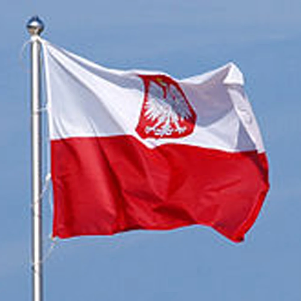 Флаг Республики Польша флаг с орлом флаги белого и красного цвета европейские