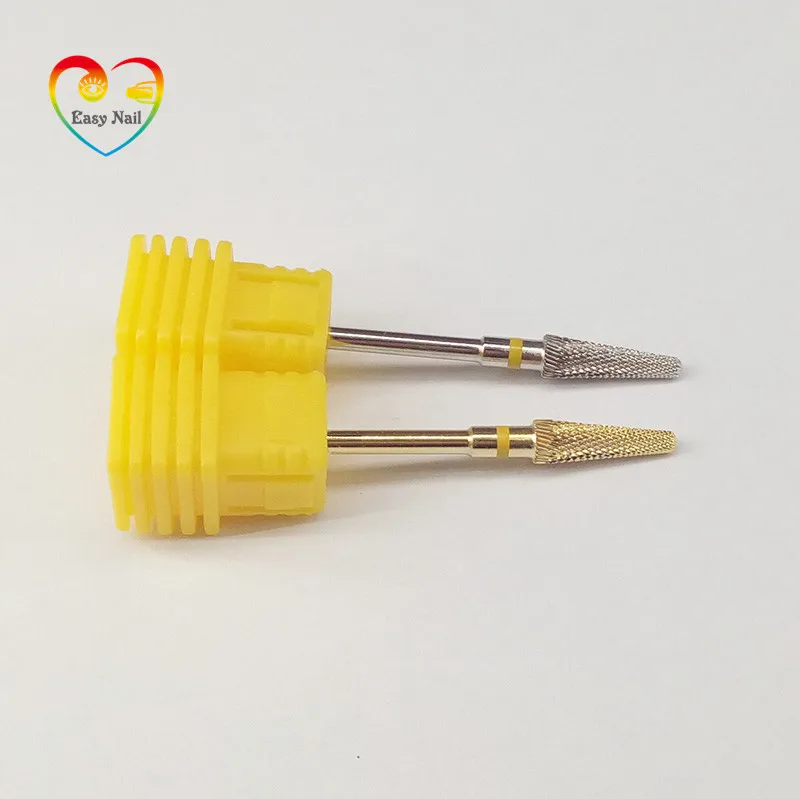 Фрезы для маникюра Pro XF из карбида вольфрама 3/32 дюйма 2 цвета 1 шт.|nail drill bits|carbide nail