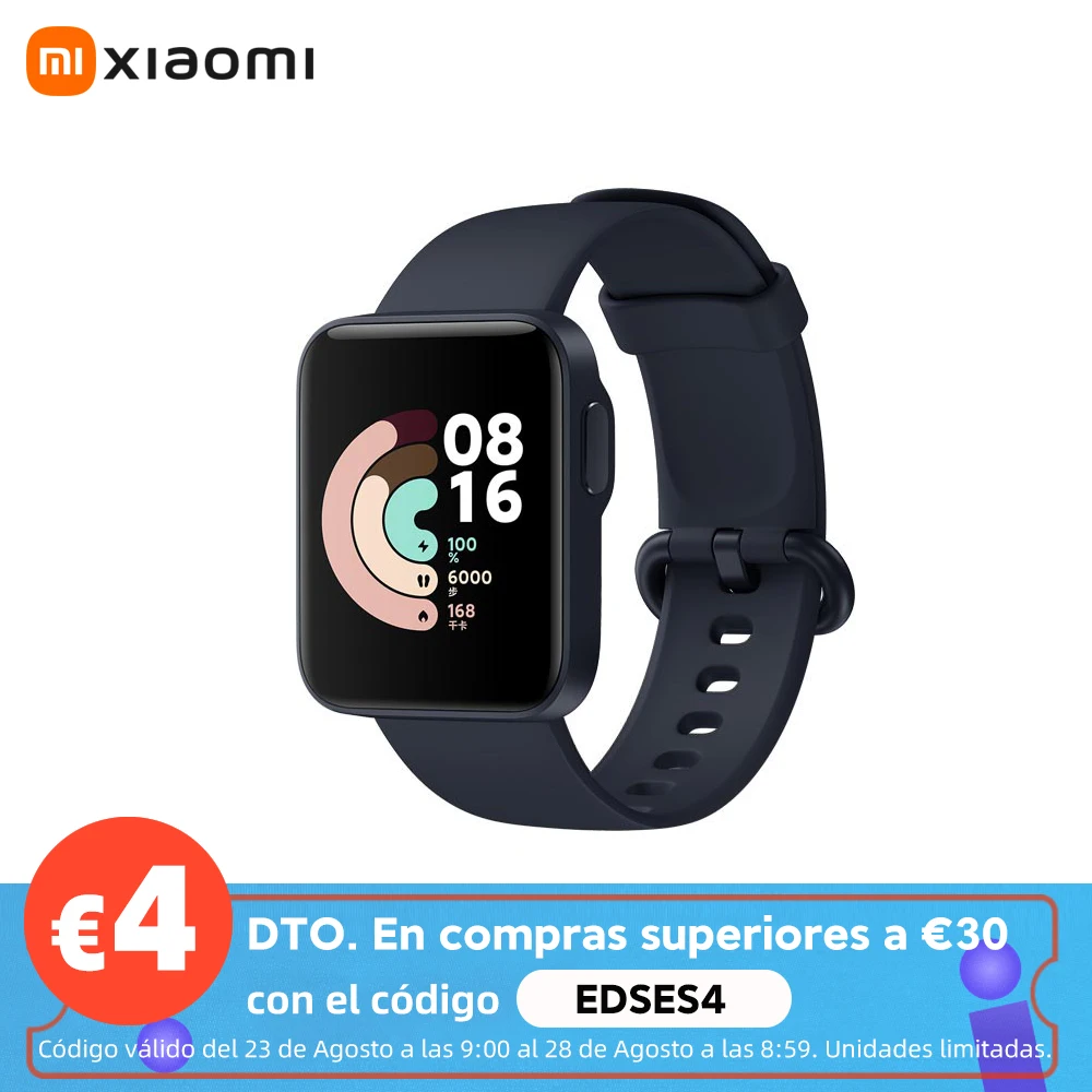 Мужские Водонепроницаемые умные часы Xiaomi Mi Watch Lite с GPS трекером|Смарт-часы| |