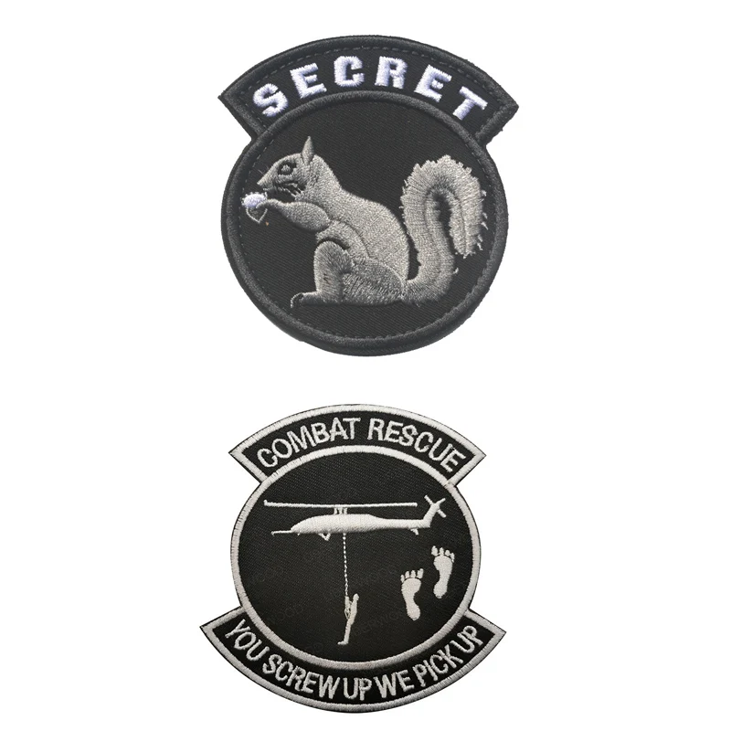 Патчи с крючками BLACK OPS США армия секретная белка Мультикам|Заплатки| |