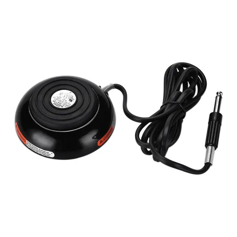 1 шт. черная круглая комета из нержавеющей стали тату мотор ножная педаль пушки