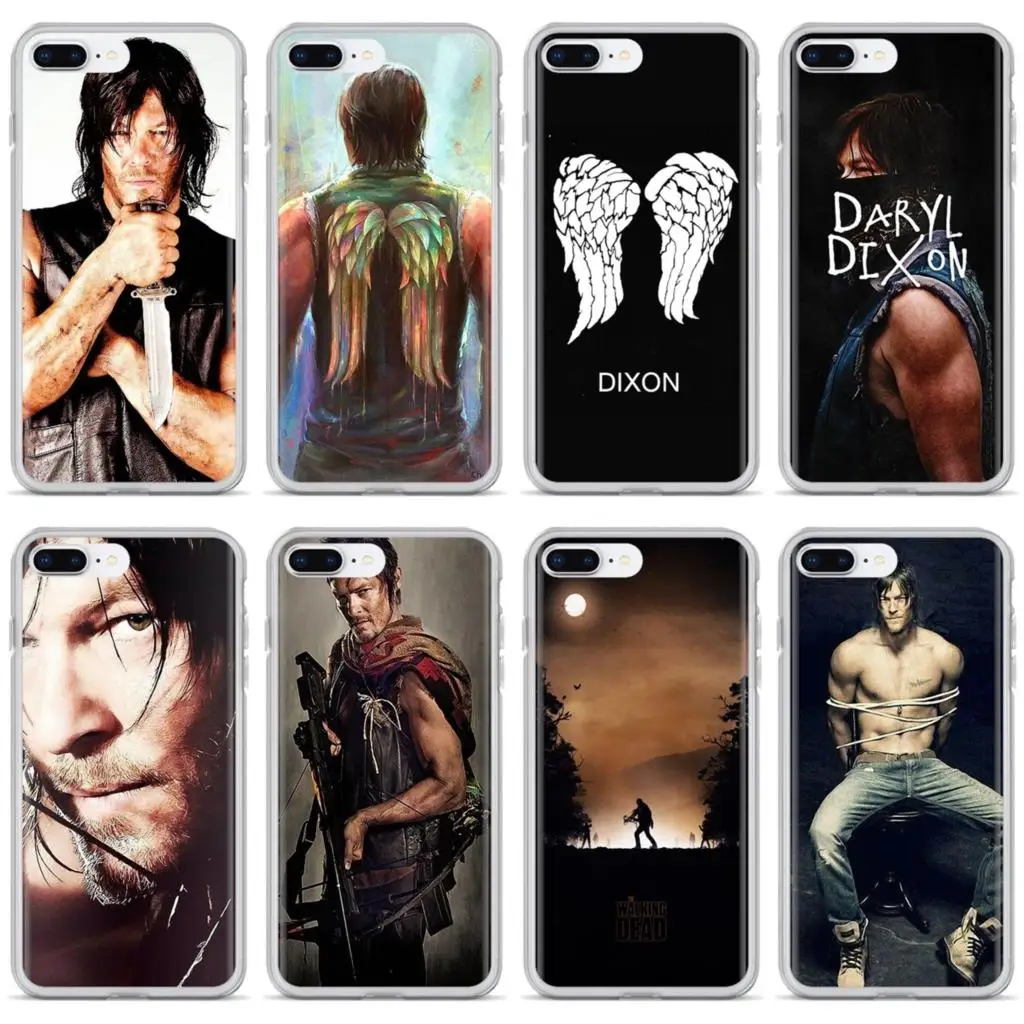 Myagkij Chehol Dlya Iphone Ipod Touch 11 12 Pro 4 4s 5 5s Se 5c 6 6s 7 8 X Xr Xs Plus Max Hodyachie Mertvecy Deril Dikson Krylya Iskusstva Mobilnye Telefony I Aksessuary Aliekspress