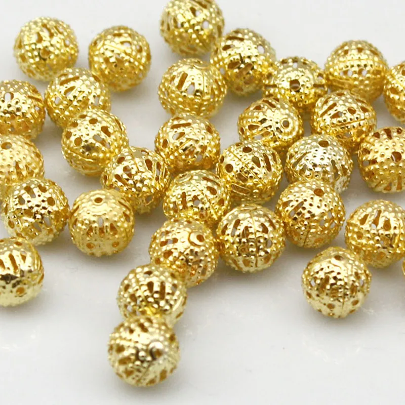 Качественные золотые или серебряные металлические филигранные разделительные